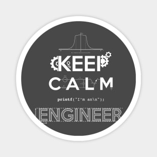 keep calm engineer Magnet